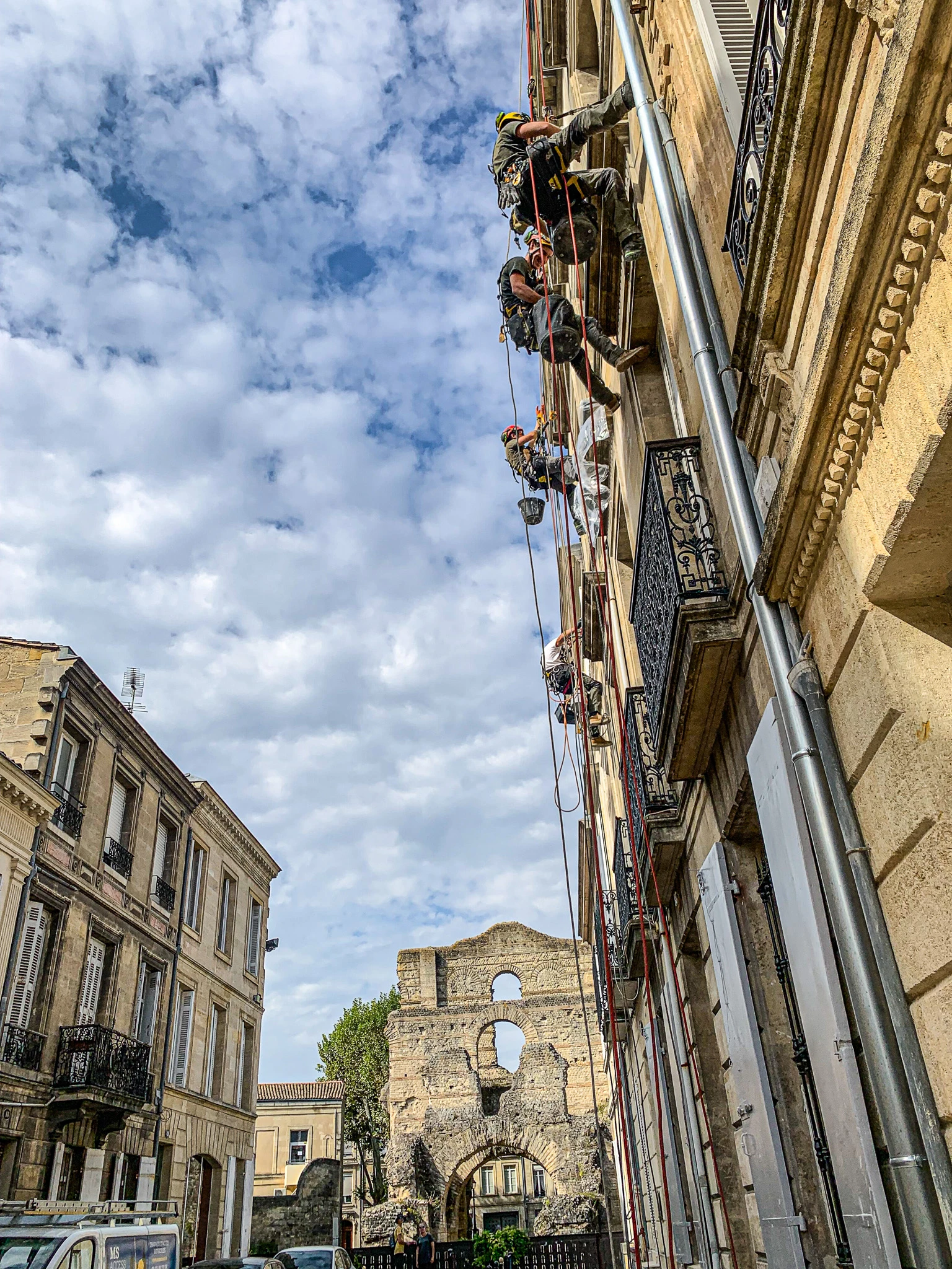 Intervention de cordistes MS Access pour rome à nos pieds chez POQUERON à Bordeaux (bâtiment) – 3
